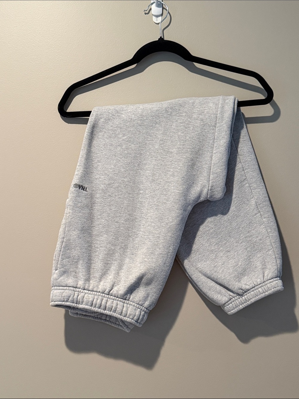 Women’s Tna Gray Sweatpants - Casual Elastic Cuff Lounge Pants